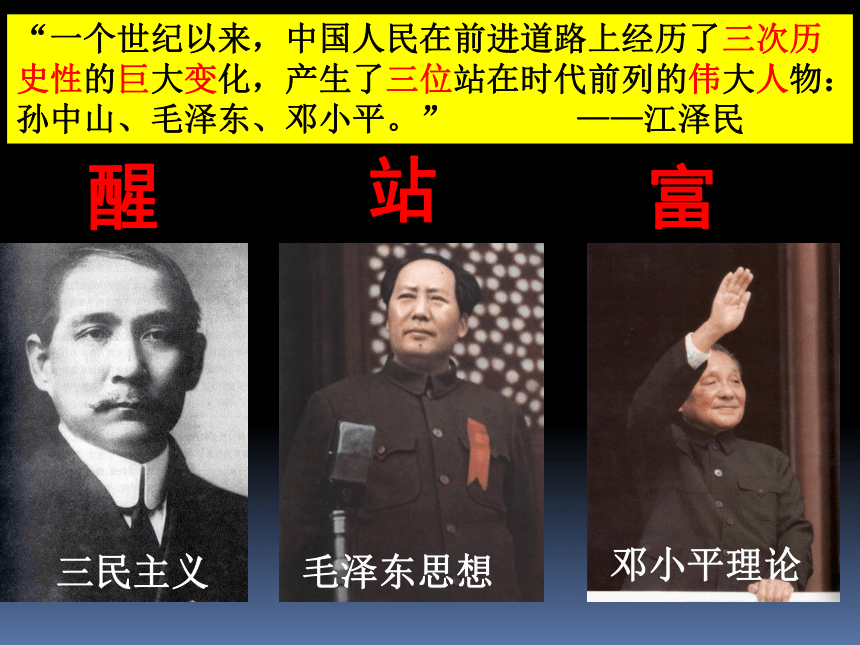 高中历史必修三 第六单元 20世纪以来中国重大思想理论成果 第16课 《三民主义的形成和发展》 课件（共26张PPT）