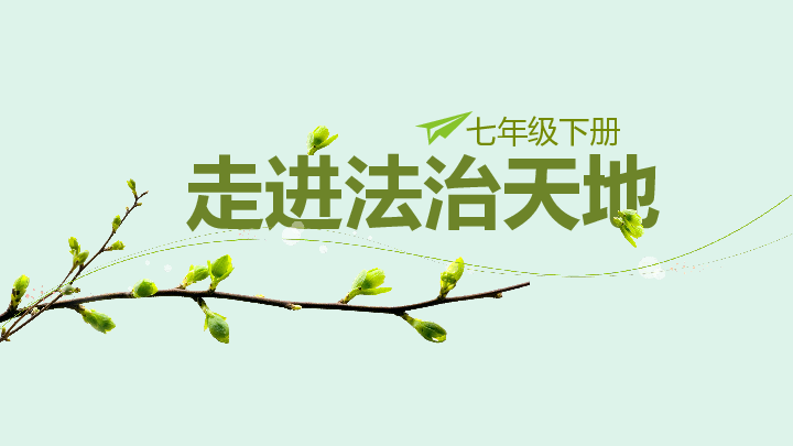 2020届中考道德与法治专题复习课件七下第四单元走进法治天地47张ppt