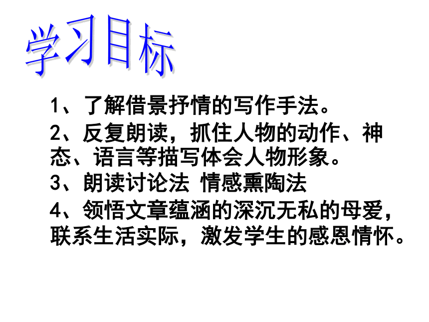 2015—2016上海版（五四学制）语文七年级下册第二单元课件：第6课《秋天的怀念》（共43张PPT）