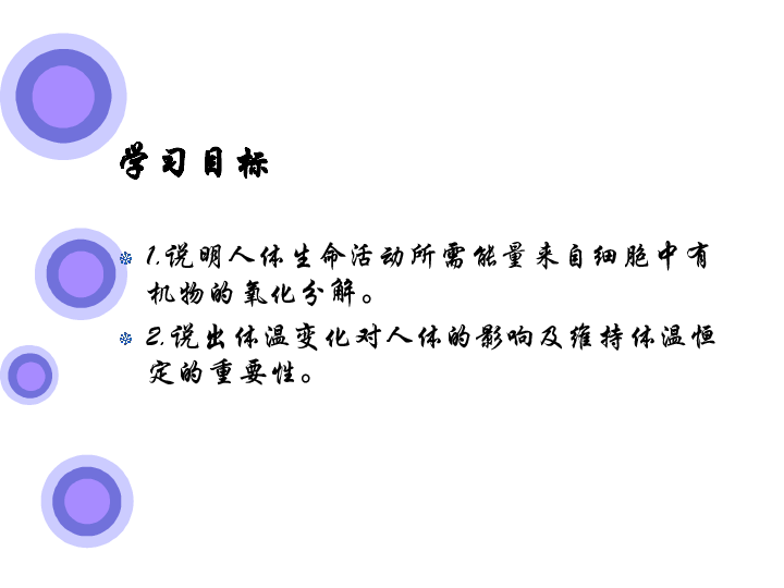 苏教版七下生物 10.5人体能量的供给 课件（14张PPT）