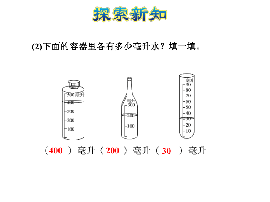 数学四年级上苏教版1 认识毫升课件 (共32张)