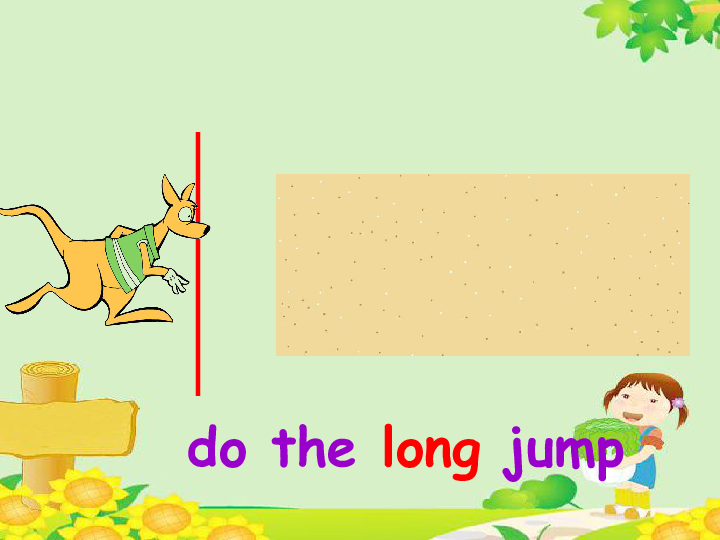 Module 9 Unit 1 I’m going to do the long jump 课件 (共20张PPT)