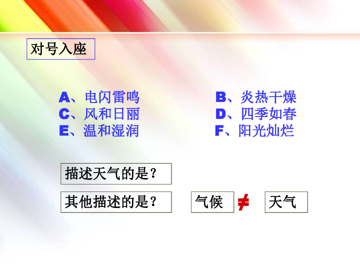 2.2.2自然环境——气象万千 课件