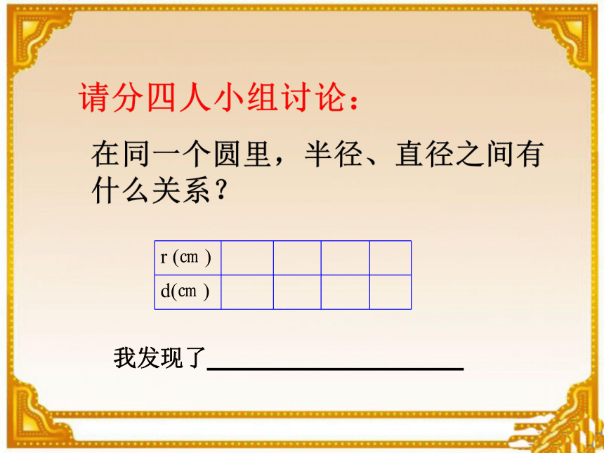 北京版数学六年级上册《圆的认识》PPT课件之一