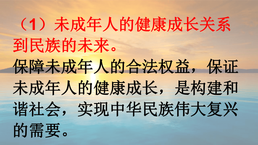 8.1.1 我们的成长需要法律保护 课件（共28张PPT）