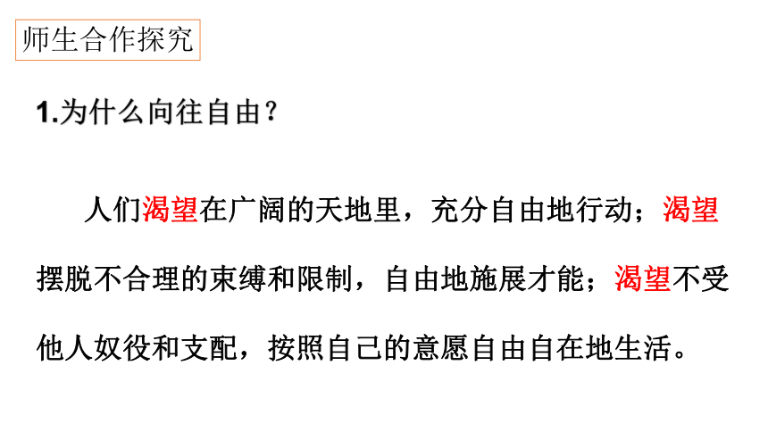 部编人教版道德与法治八下7.1《自由平等的真谛》教学实用课件（17张ppt）