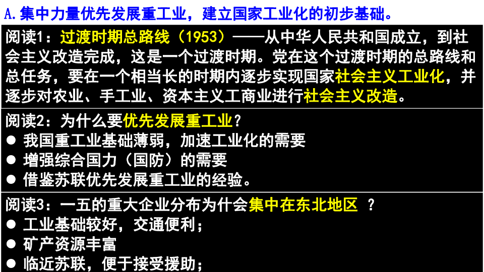 七年過渡時期(1949-1956):社會主義建設的起步:(1)三年經濟恢復時期