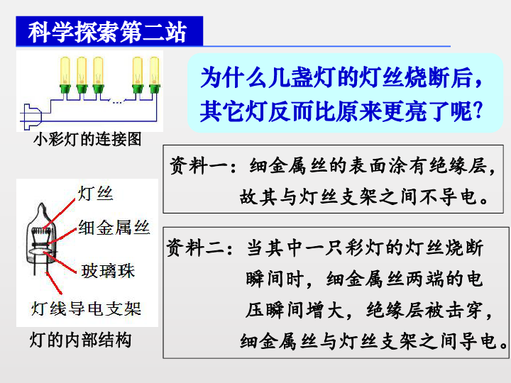 串联电路的复习课——设计智能小彩灯