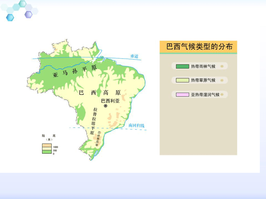 巴西气候类型分布图图片