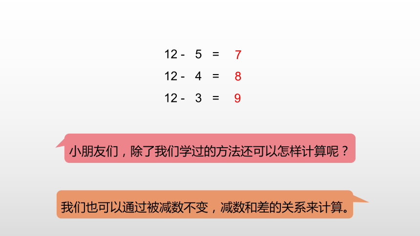 人教版 一年级下册第2单元20以内的退位减法第6课时课件（21张PPT)