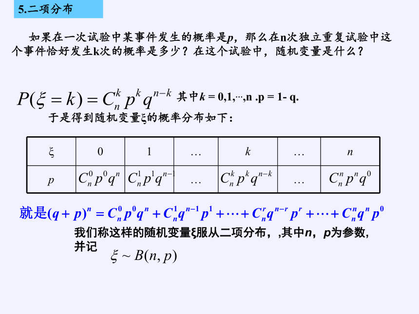 8.2.4 离散型随机变量及其分布(1)课件-湘教版数学选修2-3（17张PPT）