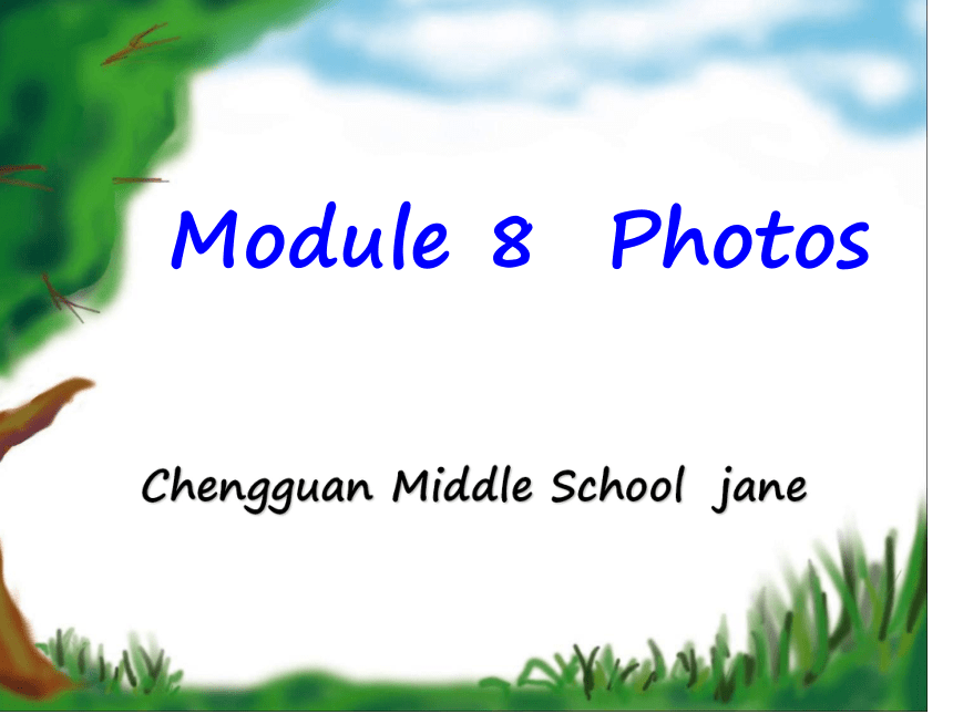 九年级上Module 8 Photos》全模块(浙江省嘉兴市)
