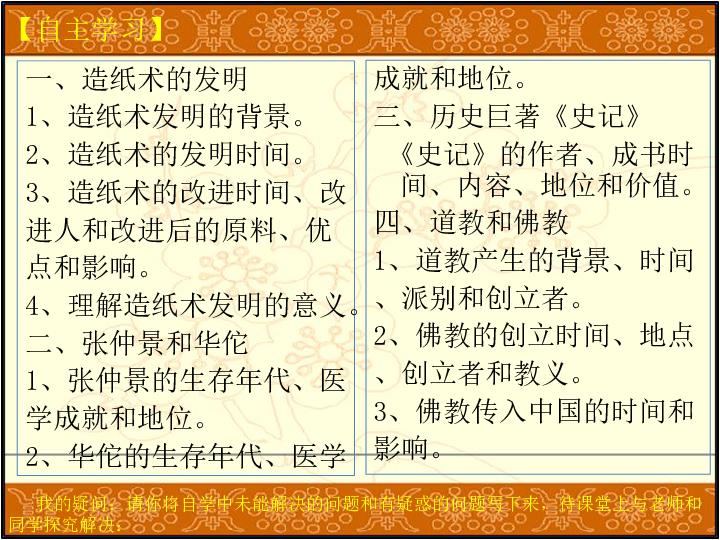 人教版部编历史七年级上册第15课两汉的科技和文化  课件(共38ppt)