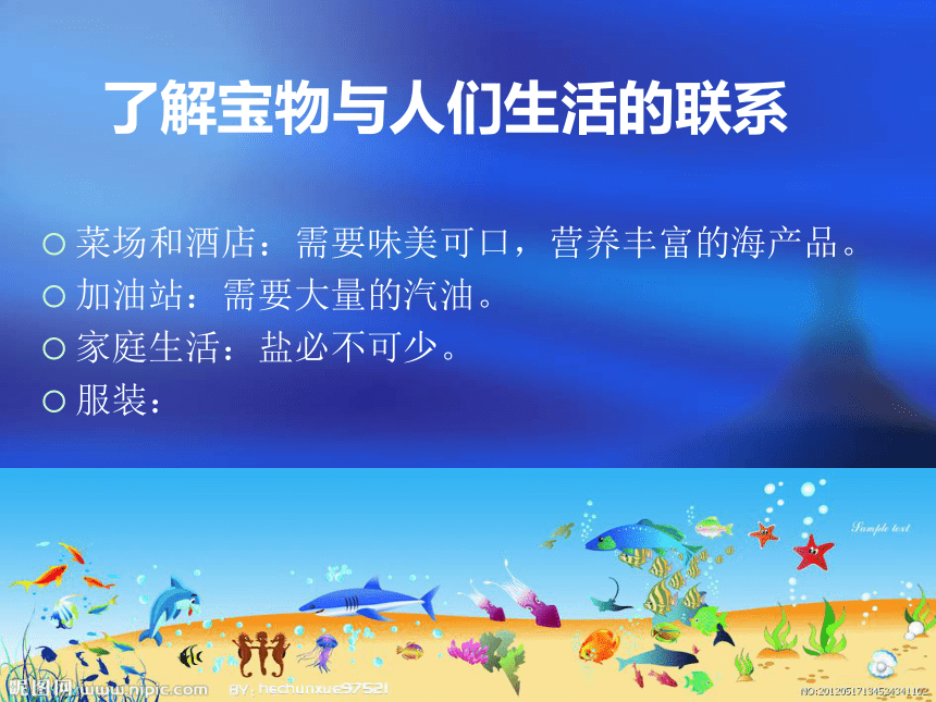 海洋探秘 活动三 龙宫觅宝 课件(共20张ppt）
