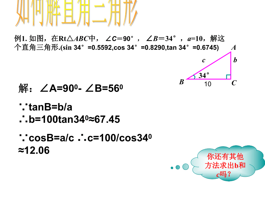 解直角三角形