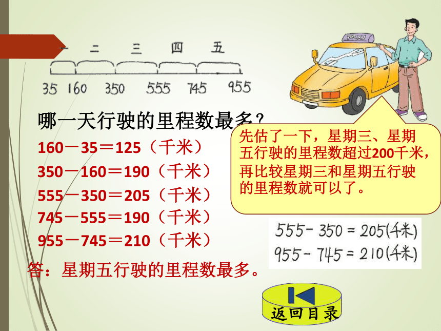 数学三年级上北师大版3.4 里程表（二）课件（21张）