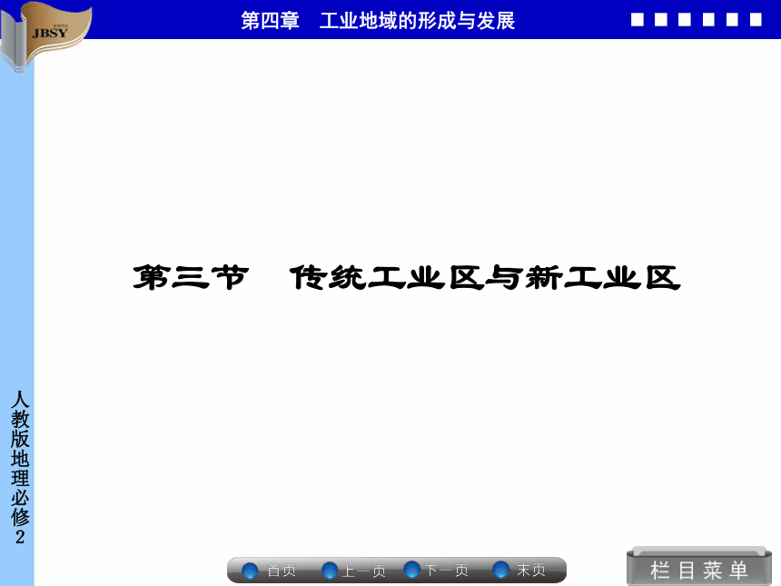 优化指导高中地理必修二第四章第三节 传统工业区与新工业区同步备课课件