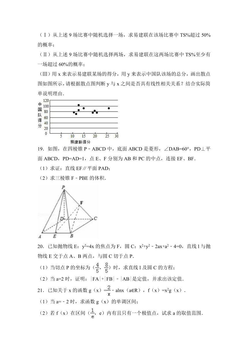 2017年广西玉林市、贵港市高考数学一模试卷（文科）（解析版）