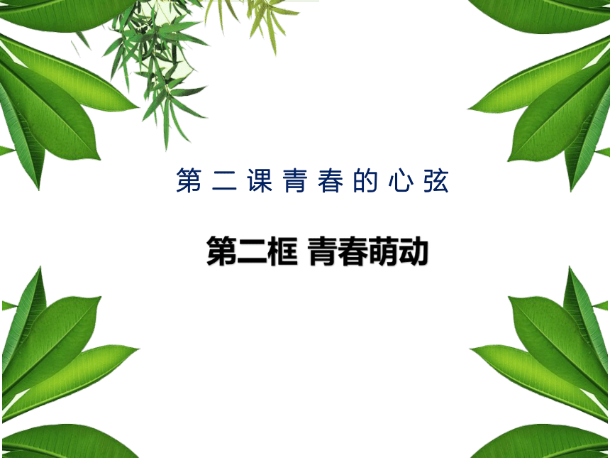 1.2.2青春萌动  课件（ppt18）