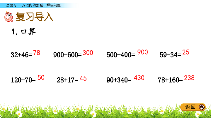 二年级下册数学课件-11.3 万以内的加减、解决问题   北京版（2014秋）(共14张PPT)