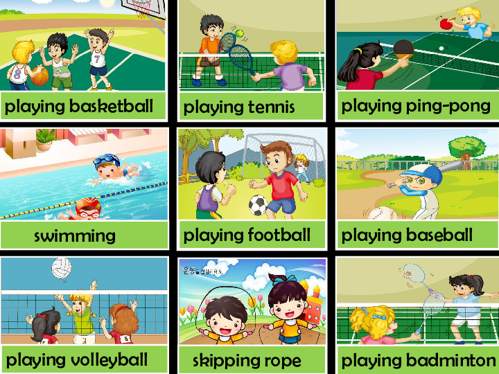 Unit6 We are watching the games.(Lesson35) 课件(20张PPT)