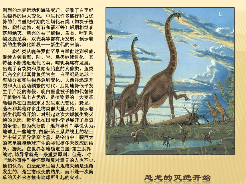 科学六年级上粤教版3.10网络课堂——探索恐龙灭绝的原因课件（20张）