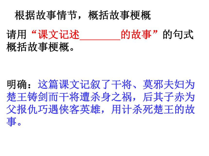 语文版八年级上册第七单元元28课 《干将莫邪》（共37张PPT）