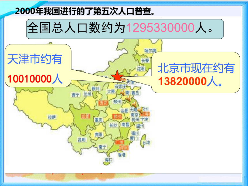 北师大版四年级数学上册课件  人口普查