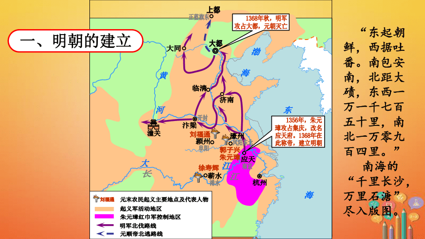 七年级历史下册第三单元明清时期：统一多民族国家的巩固与发展第14课明朝的统治课件部编版