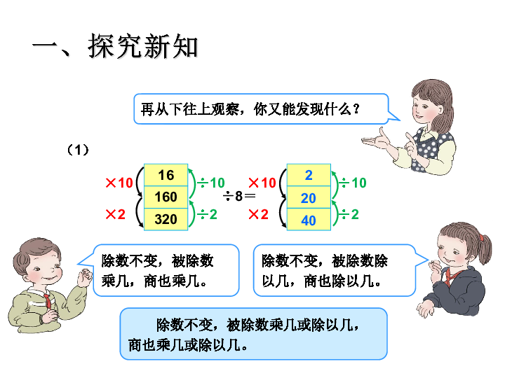 6.4商的变化规律及应用 课件(17张PPT)