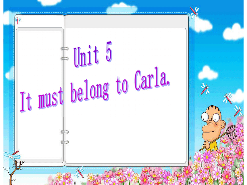 unit 5 It must belong to Carla. section A[上学期]