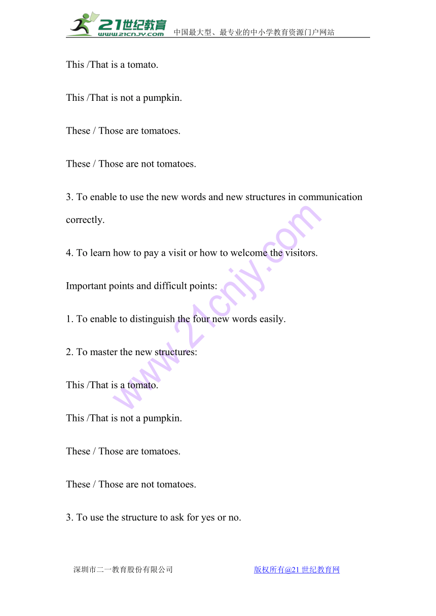 Unit 3 Lesson 1 Happy Halloween 教案