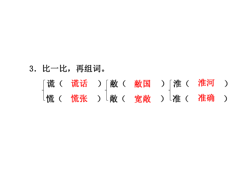 《晏子使楚》课件（课后练A）