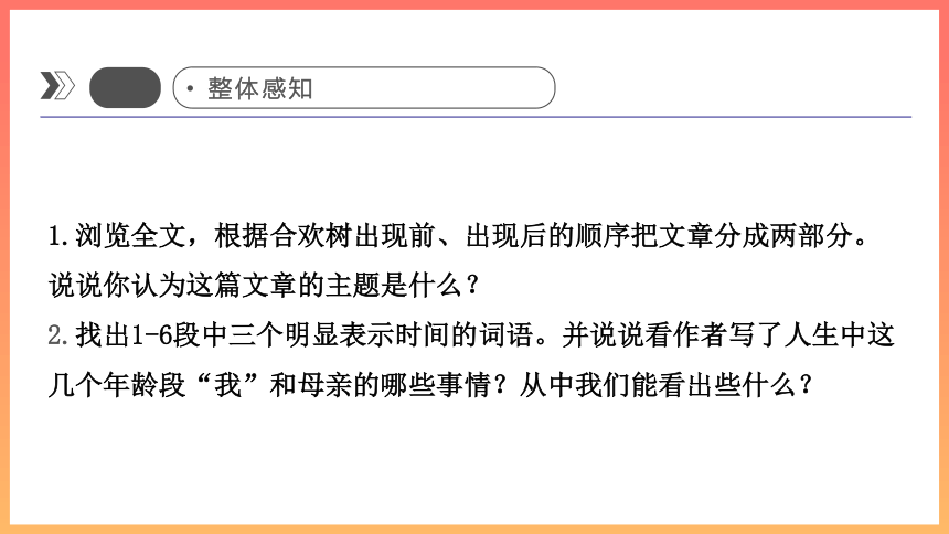 《合欢树》课文解析(合欢树阅读理解及答案)