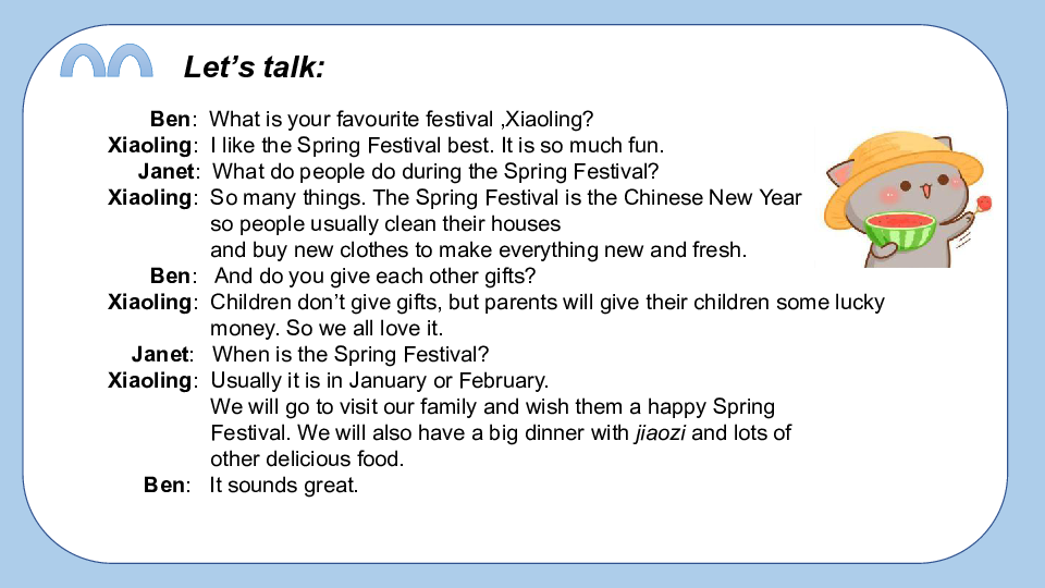 Unit11 I like the Spring Festival best 课件(共25张PPT)