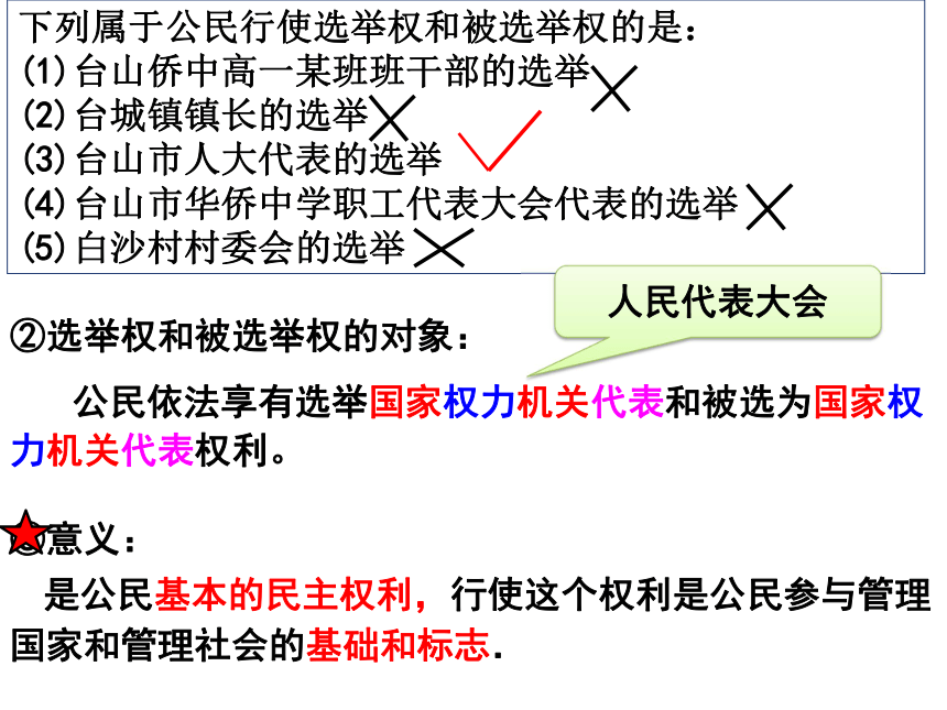 1.2政治权利和义务：参与政治权利的基础 课件  （共42张PPT）