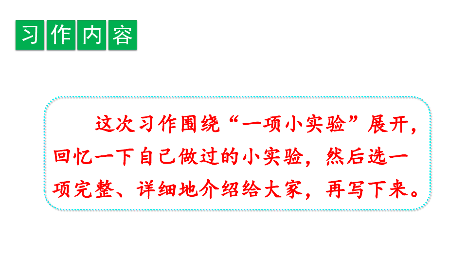 三年级下册语文课件-第四单元 习作、语文园地四  人教部编版(共22张PPT)