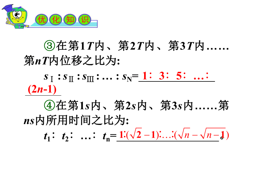 2012届广东粤教版学海导航新课标高中总复习（第1轮）物理：第1章_第2讲匀变速直线运动规律的应用