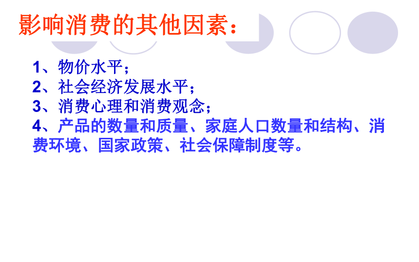 人教版高中政治必修一第三课第一框消费及其类型课件21张PPT