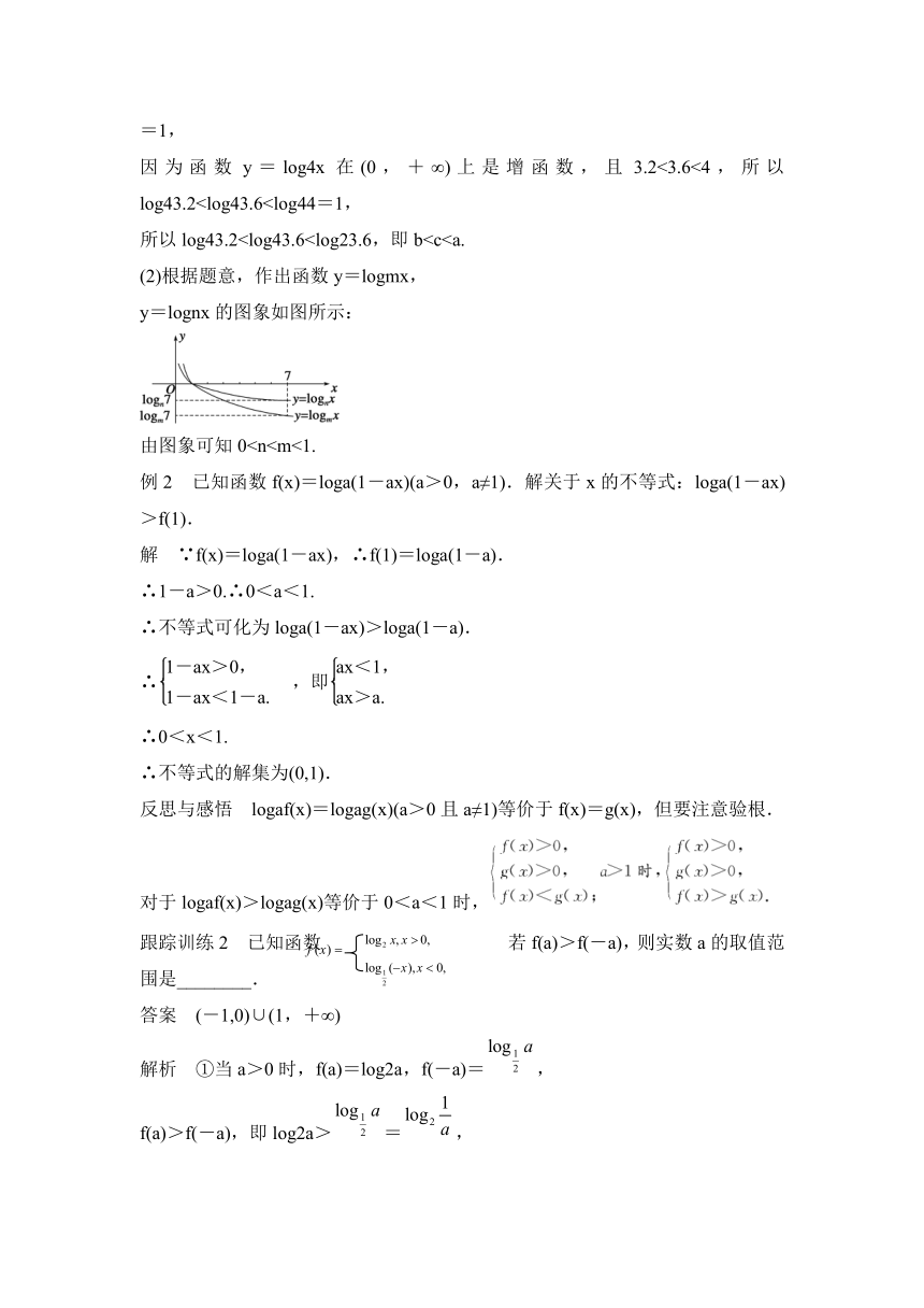 3.2.2 对数函数（二） 学案（含答案解析）