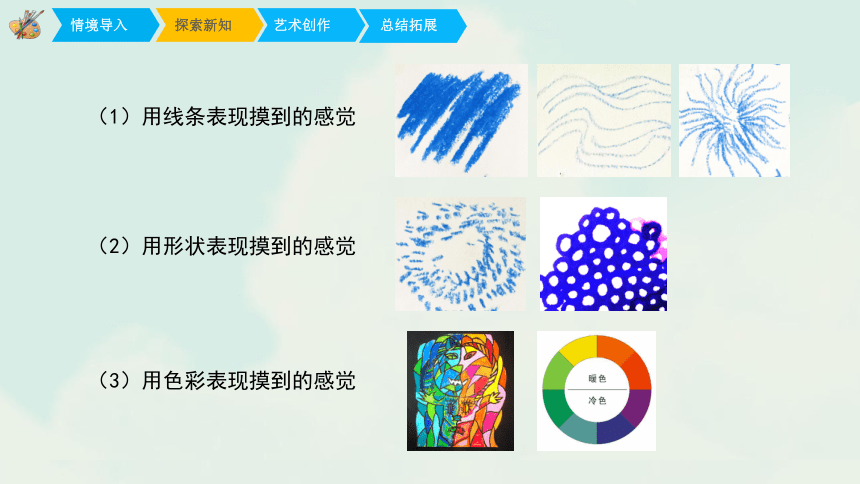 人教版小学一年级美术下册6摸一摸画一画精品课件共9张ppt