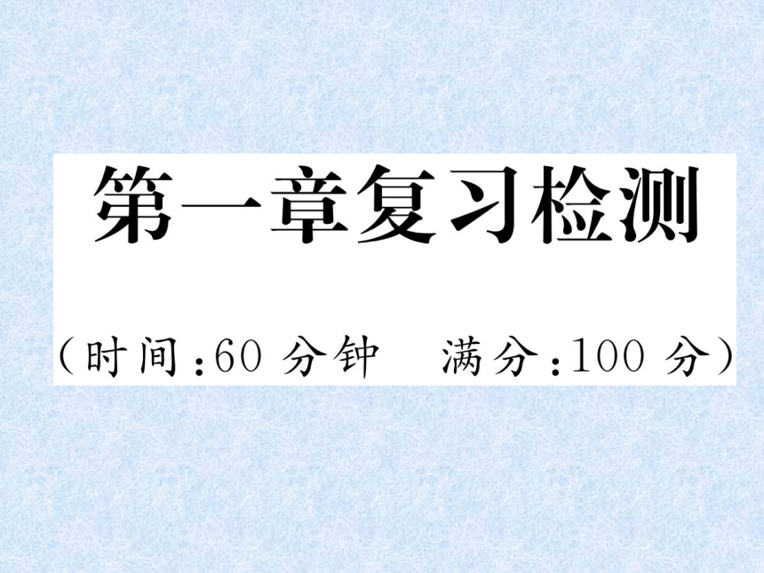 2018年小升初语文总复习精练课件－第1章 汉语拼音－第一章复习检测