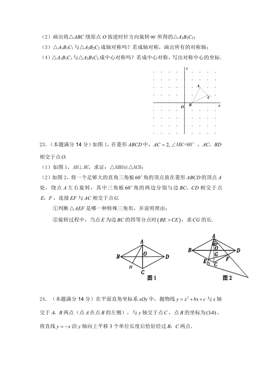 2013年海南省中考数学科模拟试题（24）（含答案）
