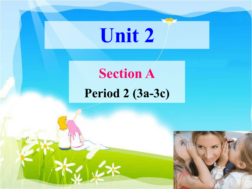 Unit  2  Why don’t you talk to your parents？Section A Period 2 (3a-3c) 课件