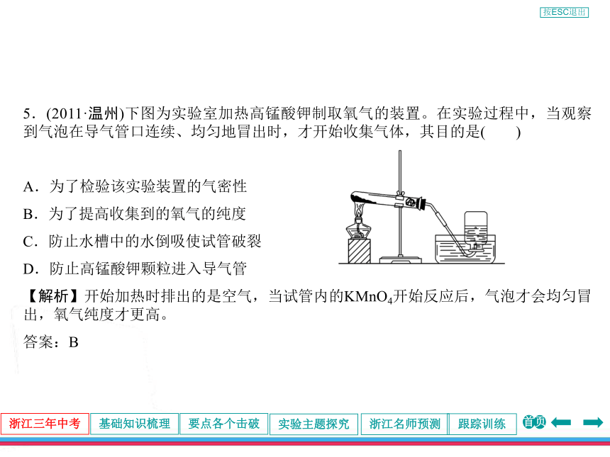 2013年浙江中考第一轮复习化学部分第四章空气