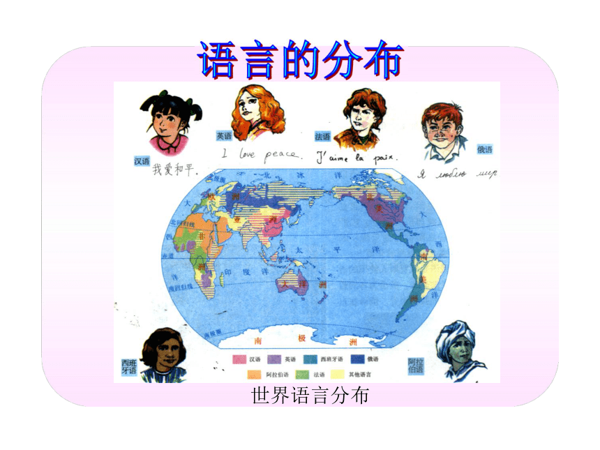 湘教版七年级地理上册第三章第三节 世界的语言与宗教　课件（共16张PPT）