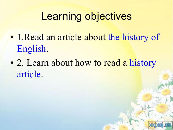 Unit 2 Language Reading(1)：English and its history 课件（41张）