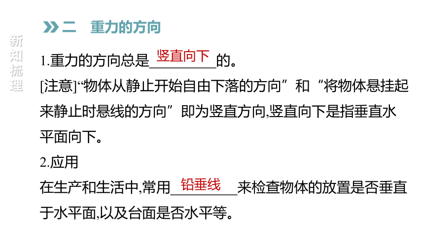 2020-2021学年沪粤版八年级物理下册同步习题课件   6.3　重力  31张PPT