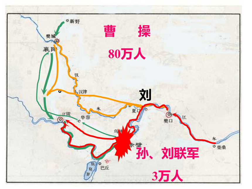 语文S版语文六年级上册第28课《赤壁之战》课件