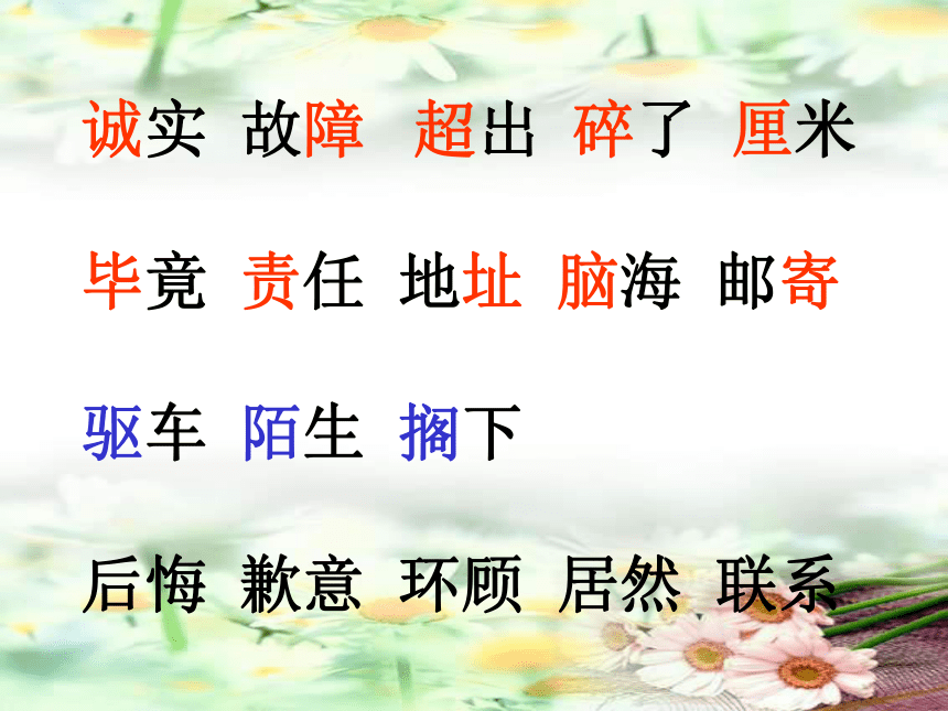 苏教版四年级语文上册20《诚实与信任》课件